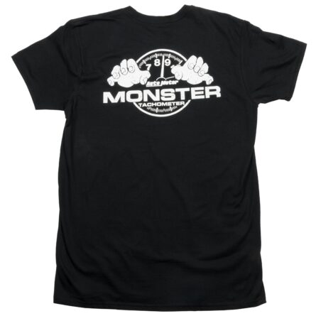 T-SHIRT, ADULT LARGE, BLACK, MONSTER