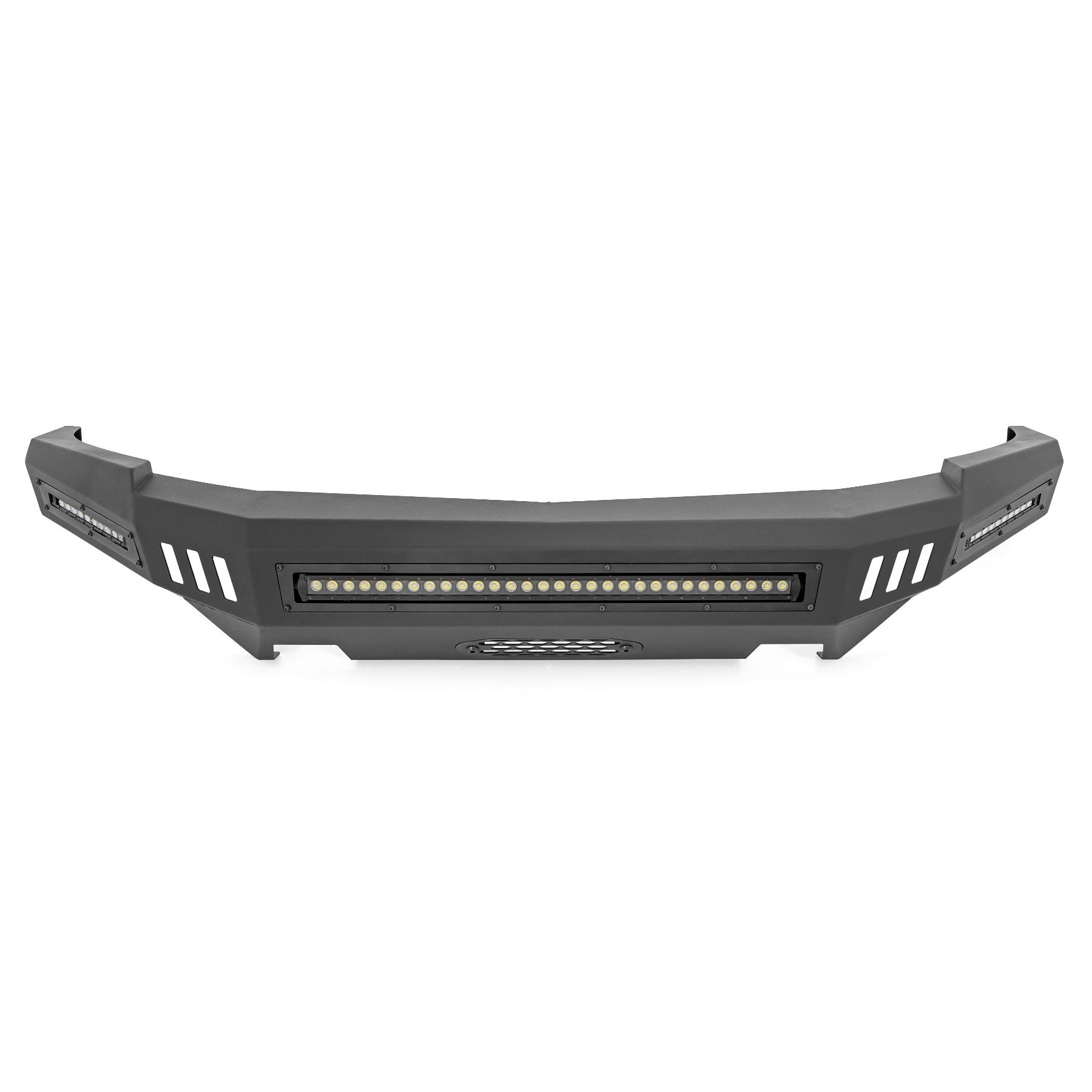 Rough Country Front High Clearance Bumper - BLK LEDs - Chevy Silverado 1500 (07-13)