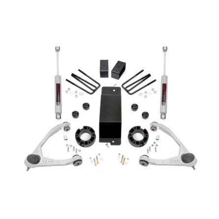 Rough Country 3.5 Inch Lift Kit - Alum/Cast Steel - Chevy/GMC 1500 (07-16)