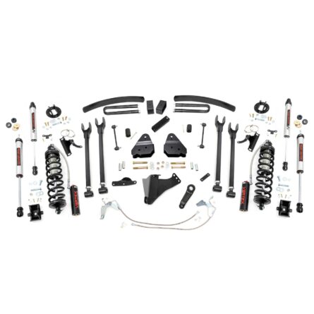 Rough Country 6 Inch Lift Kit - Diesel - 4 Link - C/O V2 - Ford Super Duty (08-10)