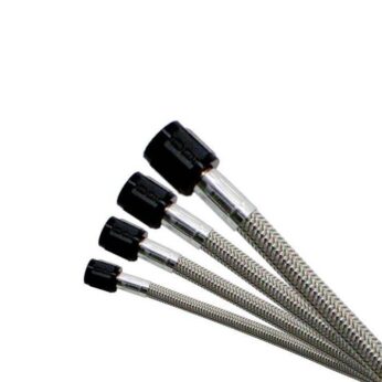 Nitrous Express SHO HOSE, 2 FOOT 4AN HOSE WITH 4AN NUT ON ONE END AND 3AN NUT ON THE OTHER END