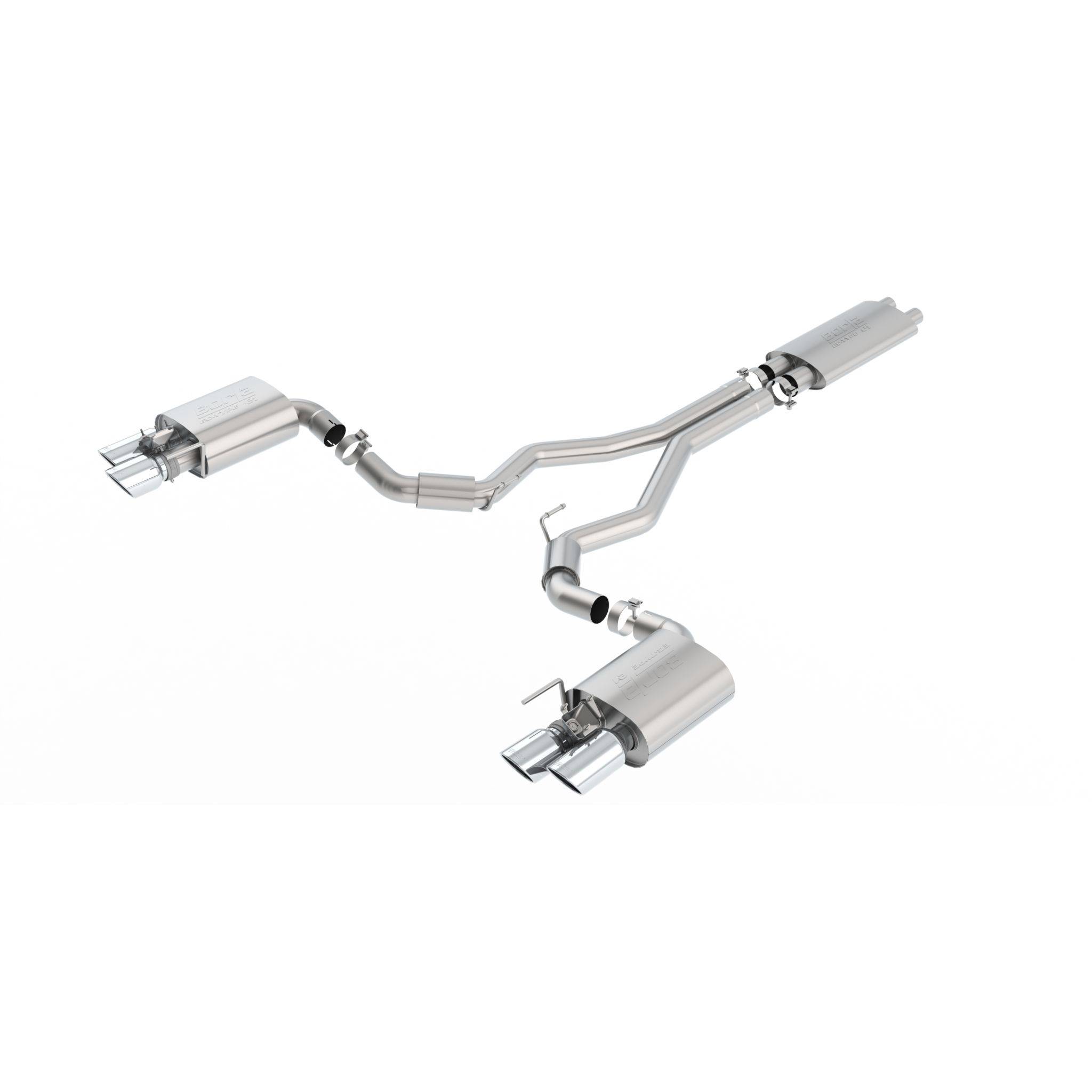 2018-2020 Ford Mustang GT Cat-Back Exhaust System ECE Approved Touring