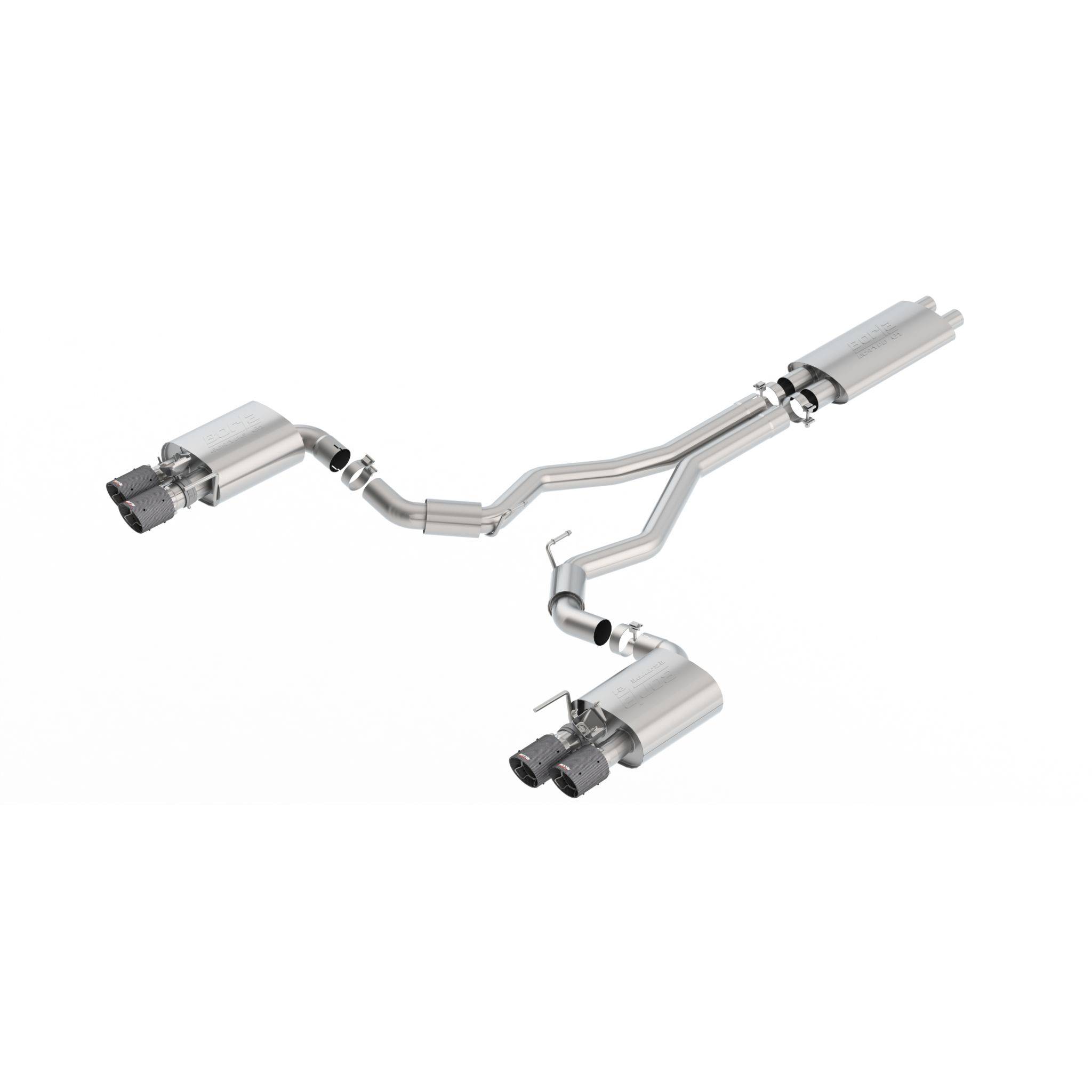 2018-2020 Ford Mustang GT Cat-Back Exhaust System ECE Approved Touring