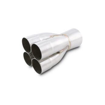 Vibrant Performance - 10324 - 4-1 Merge Collector, 2.50 in. Inlet I.D.; Merge O.D. - 3.50 in.; Outlet O.D. - 4.00 in.