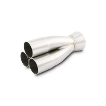 Vibrant Performance - 10332 - 3-1 Merge Collector, 1.625 in. Inlet I.D.; Merge O.D. - 2.00 in.; Outlet O.D. - 2.50 in.