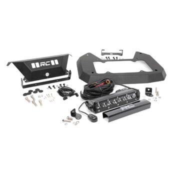 Rough Country Spare Tire Carrier Delete - 8 Inch Chrome LED - Jeep Wrangler JL (18-23)