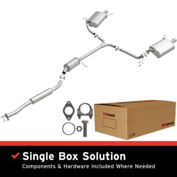 BRExhaust 2004-2008 Acura TSX L4 2.4L Direct-Fit Replacement Exhaust System