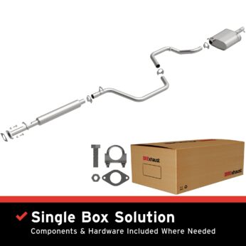 BRExhaust 2004-2008 Chevrolet Malibu Direct-Fit Replacement Exhaust System