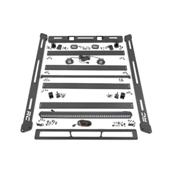 Rough Country Roof Rack - Black Series Lights - Jeep Wrangler JK (2007-2018)