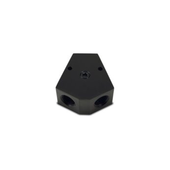 Vibrant Performance - 10820 - Y-Block Adapter with 1/8 in. NPT Port, Single Size: 3/8 in. NPT, Dual Size: 3/8 in. NPT