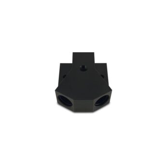 Vibrant Performance - 10893 - Y-Block Adapter with 1/8 in. NPT Port, Single Size: -8 ORB, Dual Size: -8 ORB