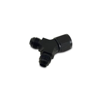 Vibrant Performance - 10907 - 90 Degree Y Adapter, Female Size: -10 AN; Dual Male Size: -8 AN