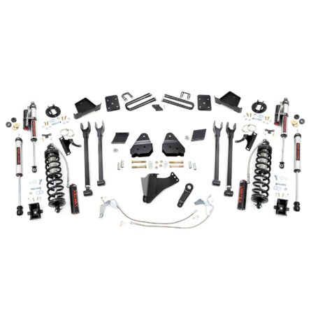 Rough Country 6 Inch Lift Kit -4-Link - No OVLD - C/O V2 - Ford Super Duty (15-16)