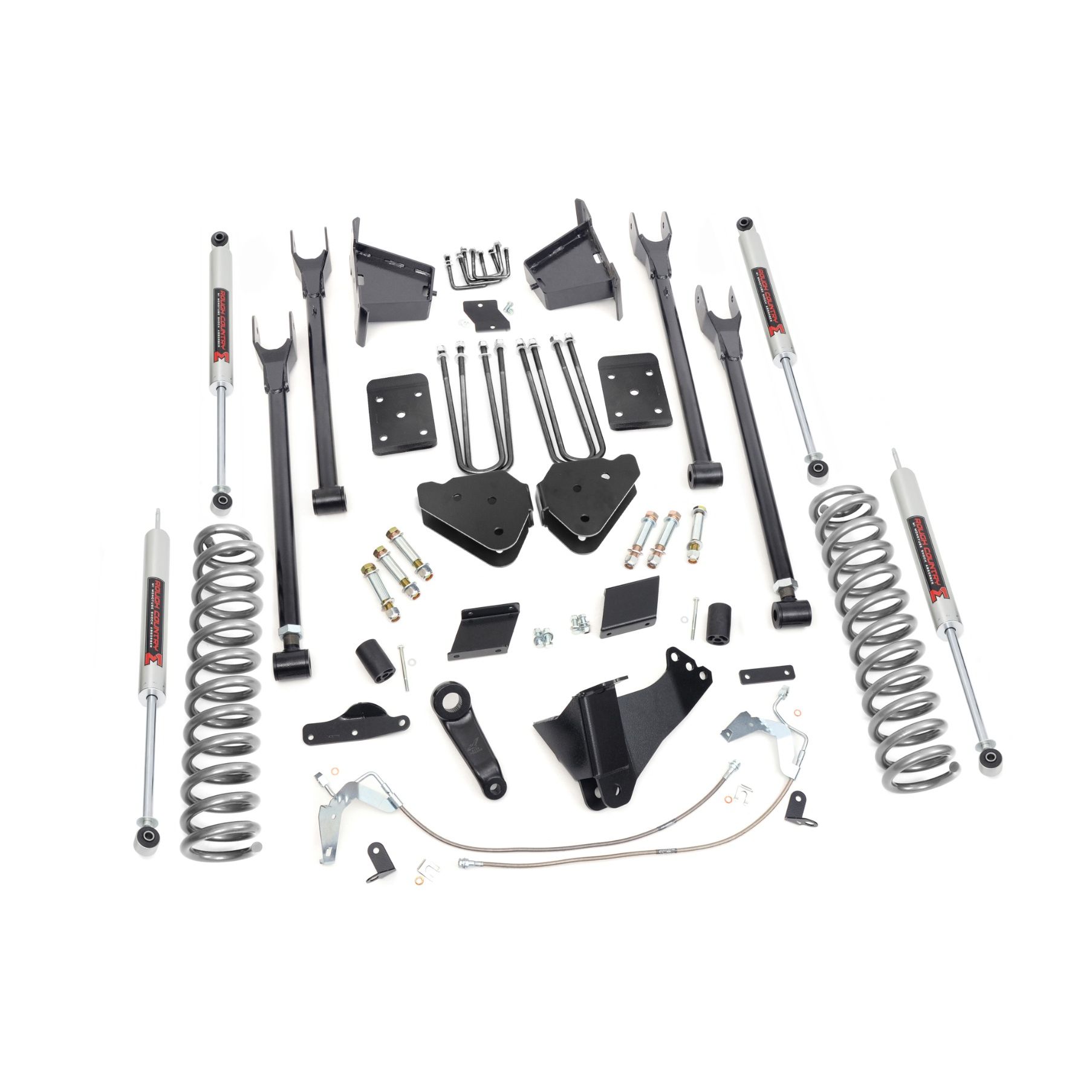 Rough Country 6 Inch Lift Kit -4-Link - No OVLD - M1 - Ford Super Duty 4WD (15-16)