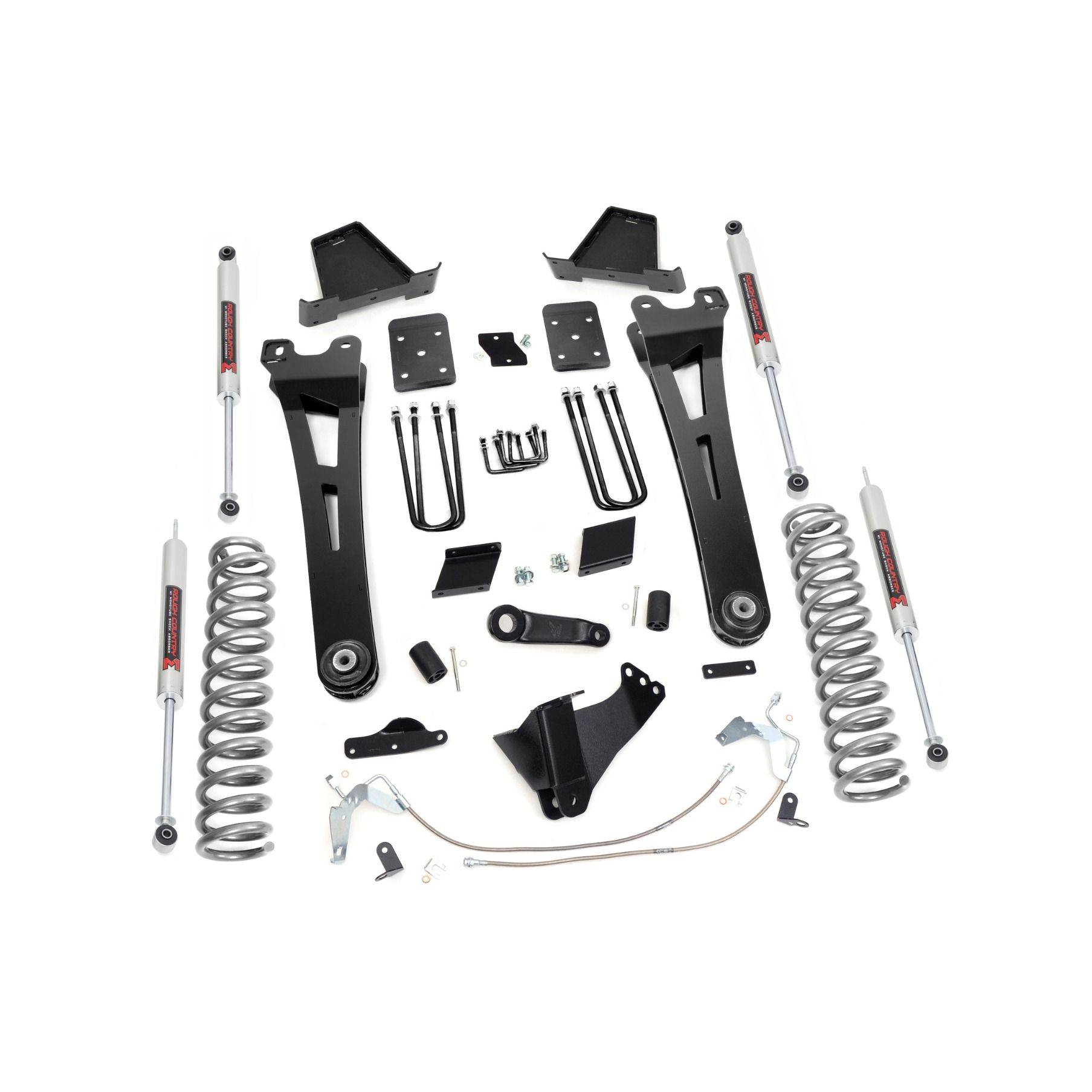 Rough Country 6 Inch Lift Kit - Diesel - Radius Arm - OVLD - M1 - Ford Super Duty (15-16)