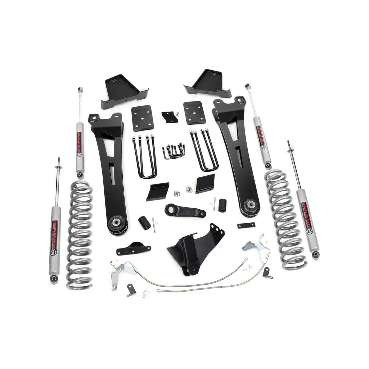 Rough Country 6 Inch Lift Kit - Diesel - Radius Arm - No OVLD - Ford Super Duty (15-16)