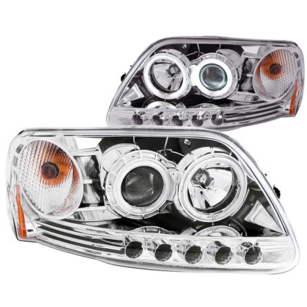 ANZO USA Projector Headlight Set w/Halo