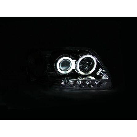 ANZO USA Projector Headlight Set w/Halo