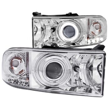 ANZO USA Projector Headlight Set w/Halo