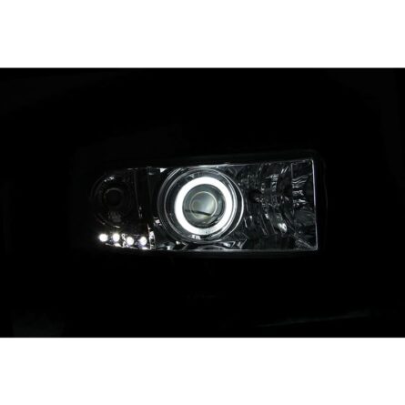 ANZO USA Projector Headlight Set w/Halo