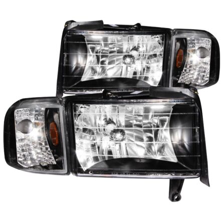 ANZO USA Crystal Headlight Set