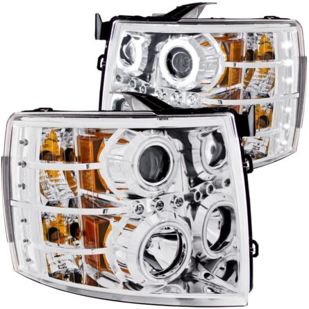 ANZO USA Projector Headlight Set w/Halo