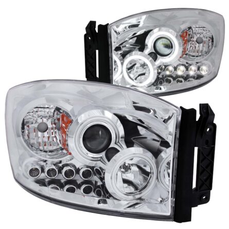 ANZO USA Projector Headlight Set w/Halo