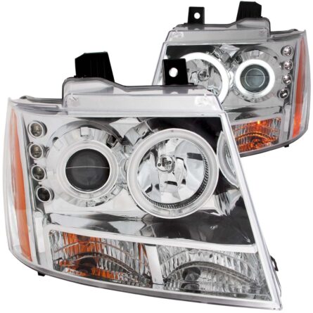 ANZO USA Projector Headlight Set w/Halo