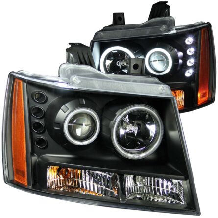 ANZO USA Projector Headlight Set w/Halo