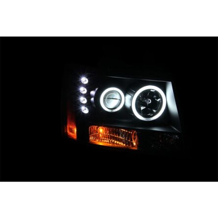 ANZO USA Projector Headlight Set w/Halo