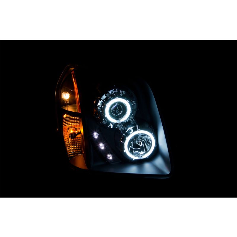 ANZO USA Projector Headlight Set w/Halo