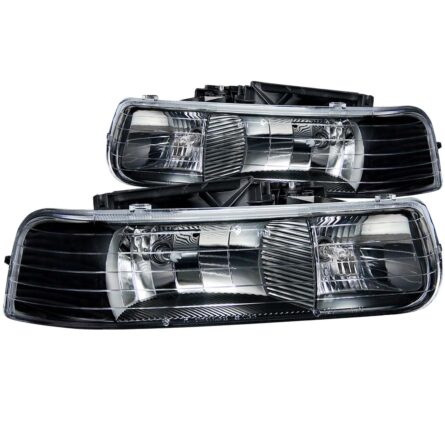 ANZO USA Crystal Headlight Set