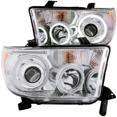 ANZO USA Projector Headlight Set w/Halo