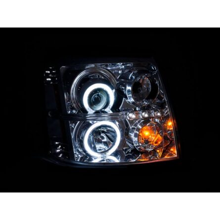 ANZO USA Projector Headlight Set w/Halo