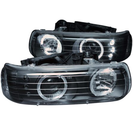 ANZO USA Projector Headlight Set w/Halo