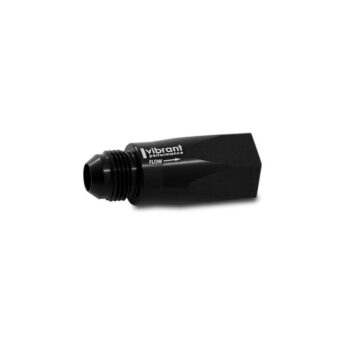 Vibrant Performance - 11118 - Ball Style Inline One Way Check Valve, Male AN: -8; Female ORB: -8
