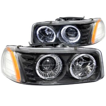 ANZO USA Projector Headlight Set w/Halo