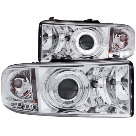 ANZO USA Projector Headlight Set w/Halo