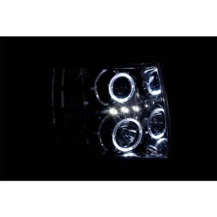 ANZO USA Projector Headlight Set w/Halo