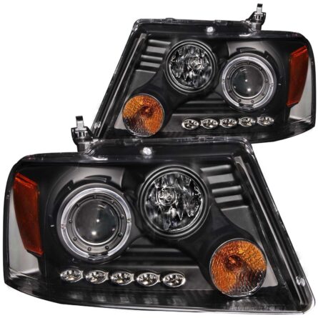 ANZO USA Projector Headlight Set w/Halo