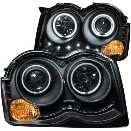 ANZO USA Projector Headlight Set w/Halo