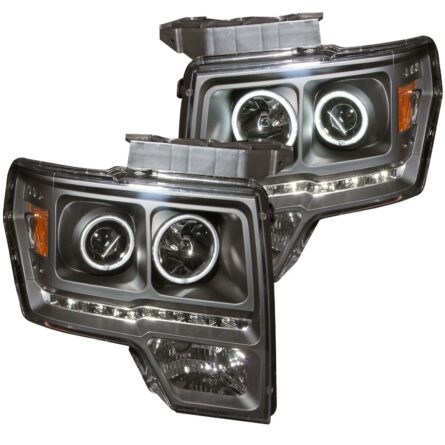 ANZO USA Projector Headlight Set w/Halo