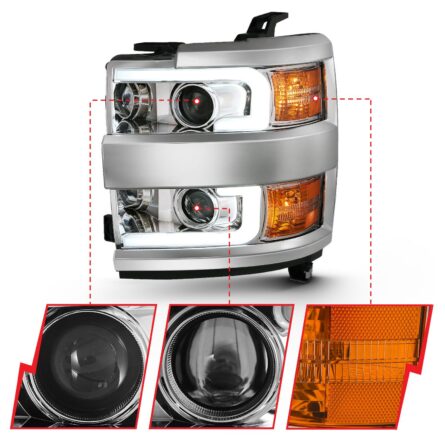 ANZO USA Projector Headlight Set