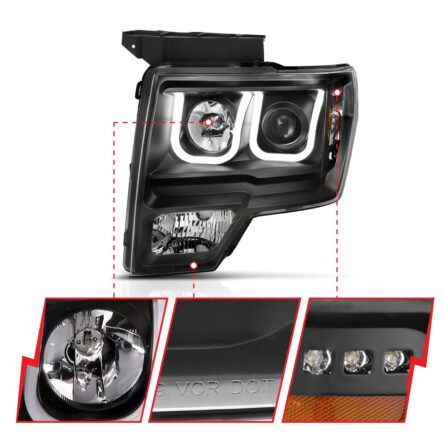 ANZO USA Projector Headlight Set