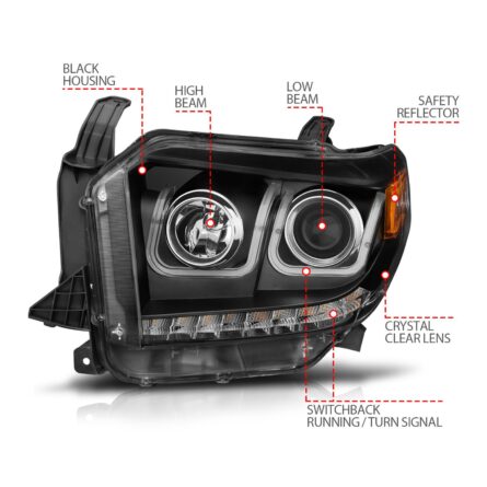 ANZO USA Projector Headlight Set