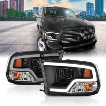 ANZO USA Projector Headlights W/ Halo