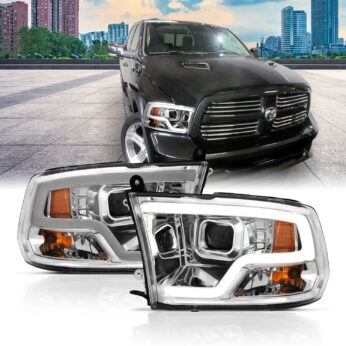 ANZO USA Projector Headlights W/ Halo