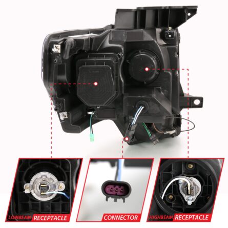 ANZO USA Projector Headlight Set