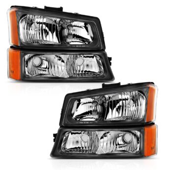 ANZO USA Crystal Headlight Set