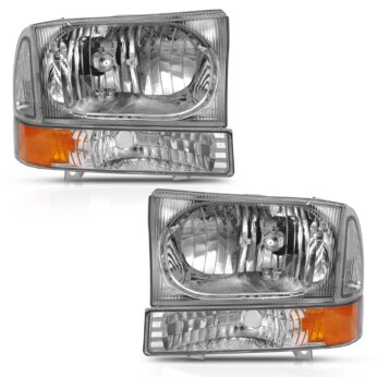 ANZO USA Crystal Headlight Set